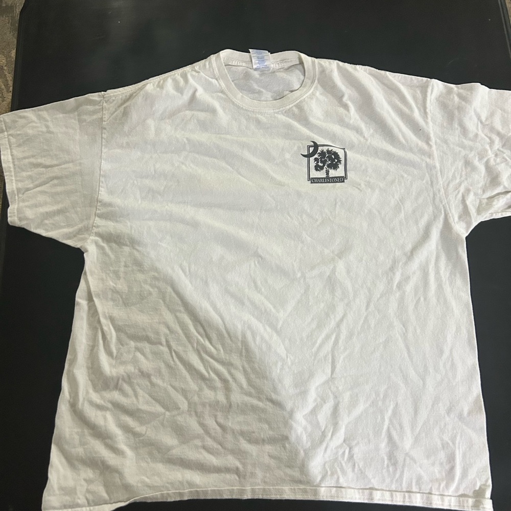 White Charleston tee